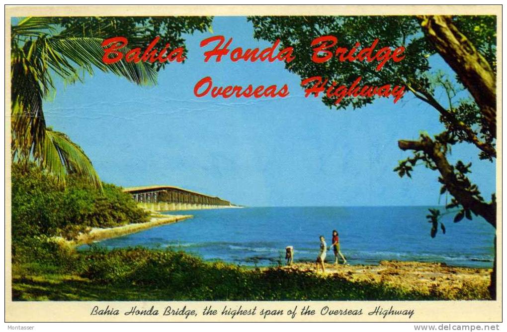 KEY WEST. Bahia Honda Bridge. Highway. Posted For GORIZIA (Italy) 1964. - Key West & The Keys