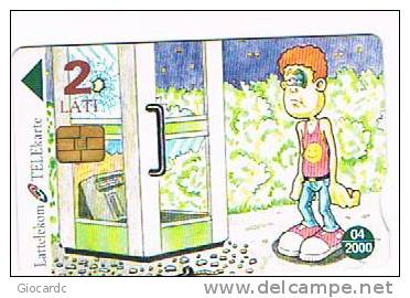 LETTONIA (LATVIA) - LATTELEKOM (CHIP) -  1999 COMICS: BILLY     - USED    -  RIF. 5245 - Fumetti