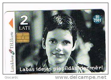 LETTONIA (LATVIA) - LATTELEKOM (CHIP) -    2000 HANSABANKA    - USED  -  RIF. 5221 - Lettonia