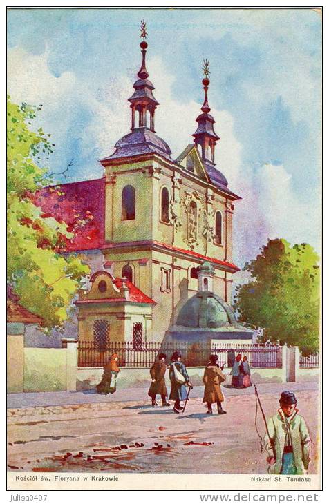KOSCIOT ? KRAKOWIE ?CRACOVIE ?(Pologne) Carte Illustrée église Animation - Pologne