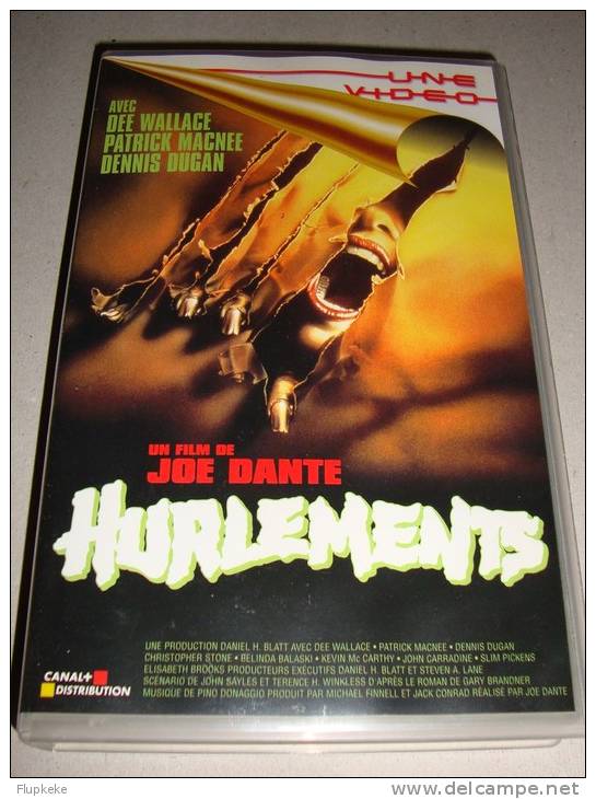 Vhs Pal Hurlements The Howling Joe Dante Patrick Macnee 1980 Version Française - Horreur