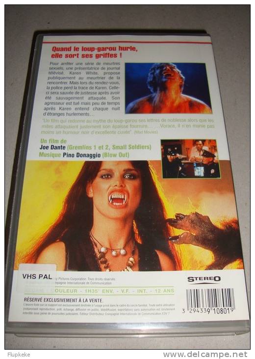 Vhs Pal Hurlements The Howling Joe Dante Patrick Macnee 1980 Version Française - Horror