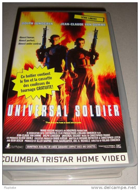 Vhs Pal Universal Soldier Série Limitée Jean-Claude Van Damme Roland Emmerich 1992 Version Française - Fantascienza E Fanstasy