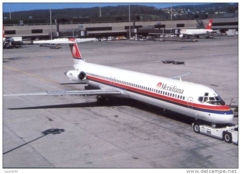 (avi -26) - Avion - Airplane - McDonnell Douglas MD-82 - Meridiana - 1946-....: Era Moderna