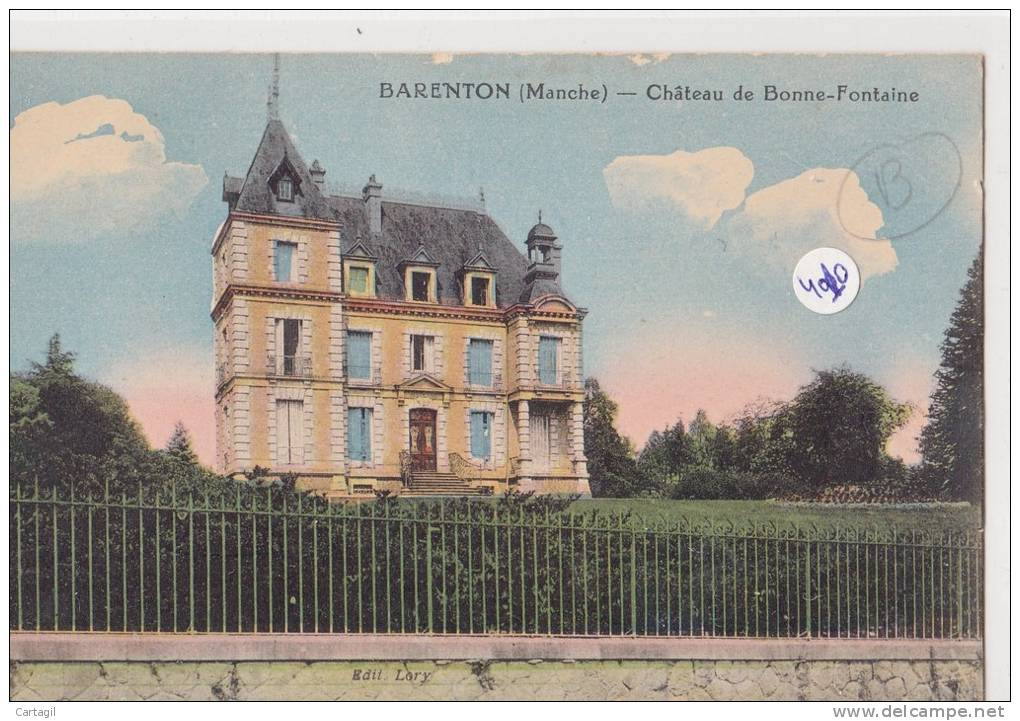 CPA  -4010- 50 -  Barenton - Château De Bonne Fontaine-Envoi Gratuit - Barenton