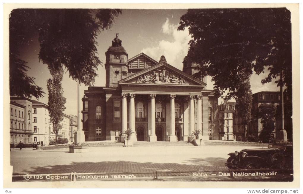 Sofia Das Nationaltheater - Bulgarie