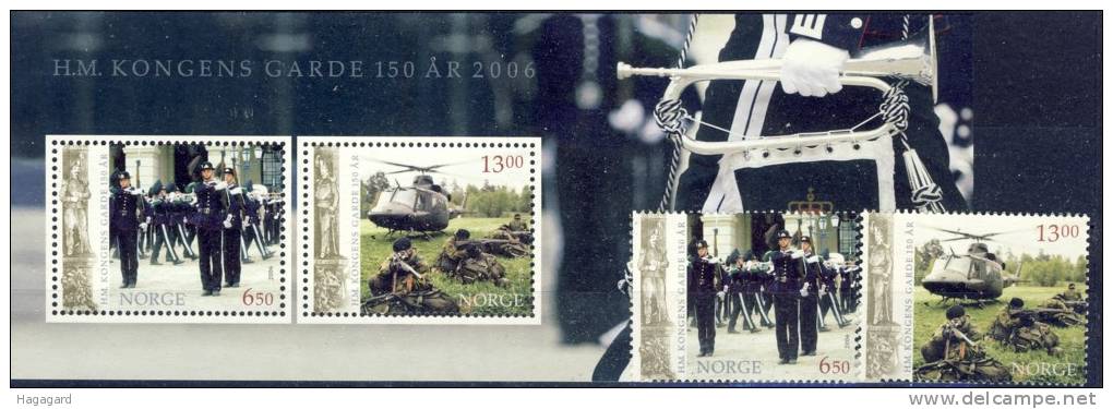 Norway 2006. Royal Guard. Michel 1591-92 + Block 32. MNH(**) - Unused Stamps