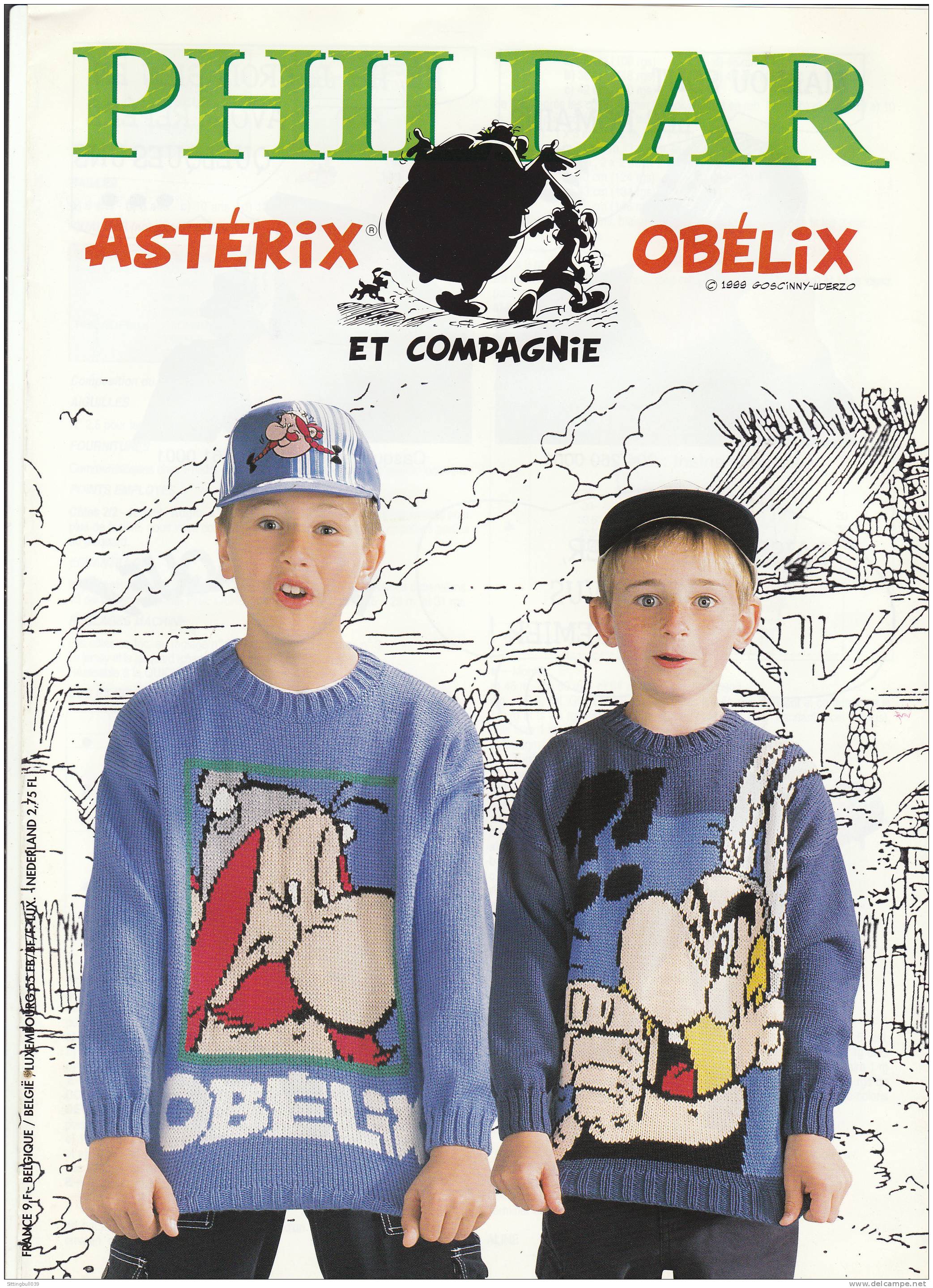 ASTERIX, Obélix Et Compagnie. Catalogue Pub PHILDAR. 6 Pages. 1999. GOSCINNY-UDERZO. - Advertisement