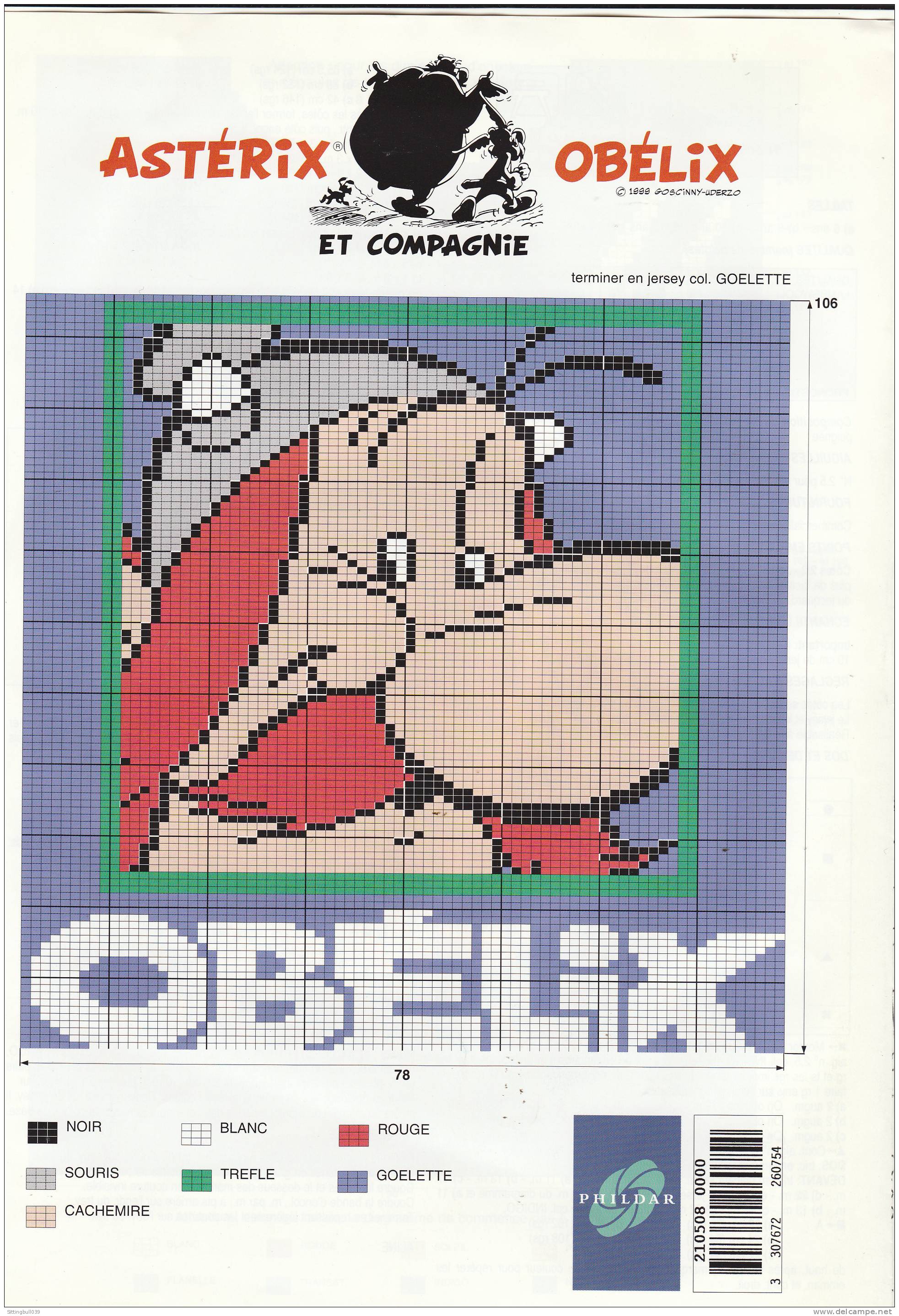 ASTERIX, Obélix Et Compagnie. Catalogue Pub PHILDAR. 6 Pages. 1999. GOSCINNY-UDERZO. - Advertisement