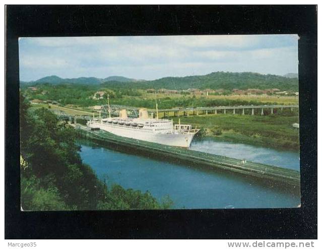 Canal De Panama El Vapor De Turistas S.S. Kungsholm édit.crocker - Panama