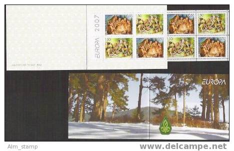 2007 Bulgarien Booklet  Mi.  MH 6 ** MNH Europa - 2007