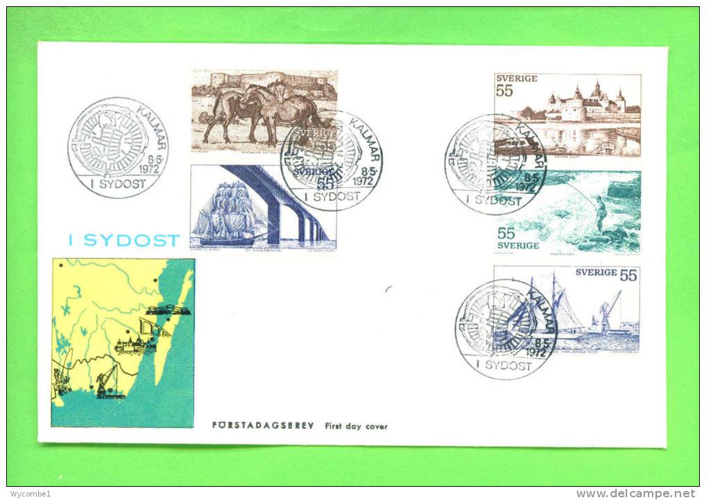 SWEDEN - 1972 Tourism FDC - FDC