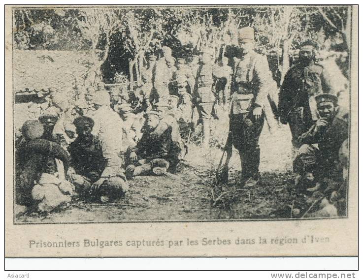 Guerre1914 General Sarrail Prince Alexandre Iven Serbes Monastir Bulgarian Prisoners - Serbie