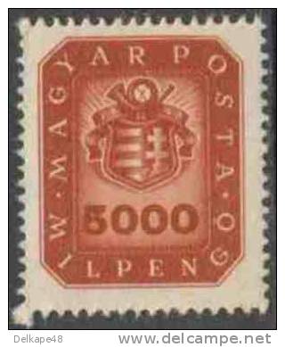 Hungary Ungarn 1946 Mi 911 YT 802 SG 935 ** Hungarian Coat Of Arms + Post Horn / Ungarisches Wappen + Posthorn - Ongebruikt