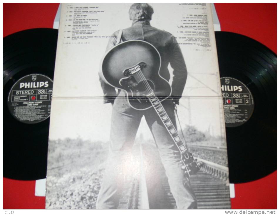 JOHNNY HALLYDAY   HALLYDAY STORY 1961- 1966  DEUX DISQUES  EDIT PHILIPS - Collector's Editions