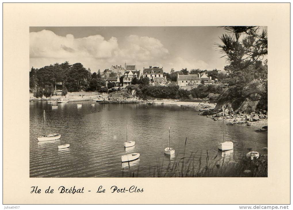 ILE DE BREHAT (22) Cpsm Le Port Clos - Ile De Bréhat