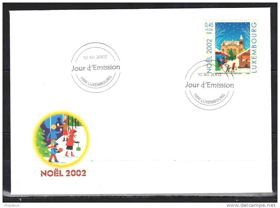 LUXEMBOURG 2002 Enveloppe FDC - FDC