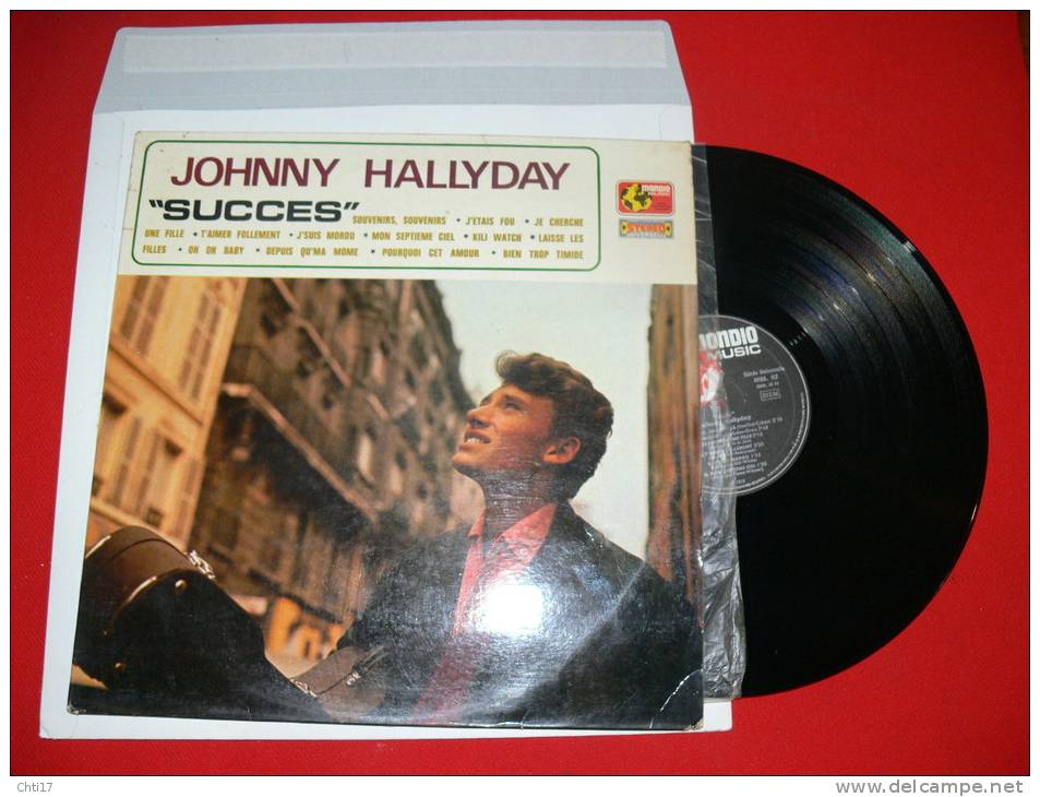 JOHNNY HALLYDAY  SUCCES   EDIT  MONDIO MUSIC 1970 - Collector's Editions