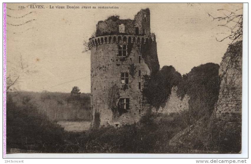 C 5964 - ELVEN - 56 - Le VIEUX DONJON - Belle CPA - - Elven