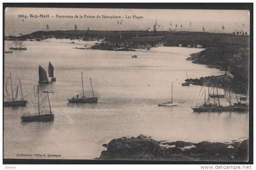 France - Beg Meil - Panorama De La Pointe Du Semaphore - Les Plages - Beg Meil