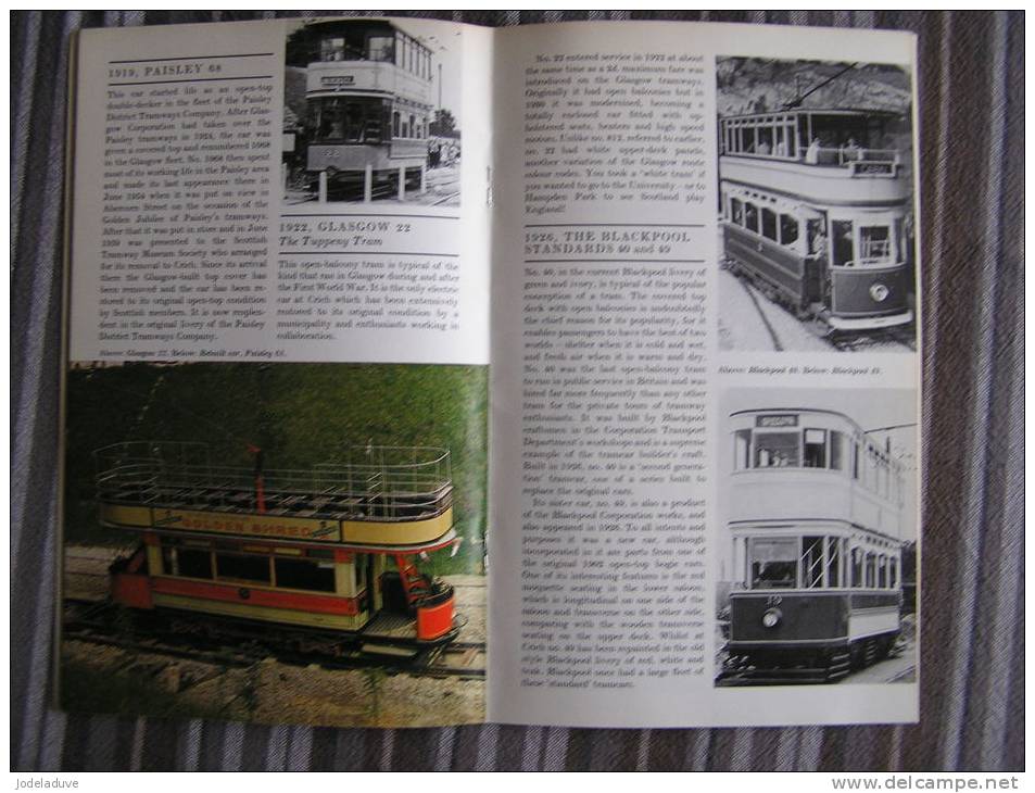 THE TRAMWAY MUSEUM Official Guide 1972 CRICH England   Trams - Other & Unclassified