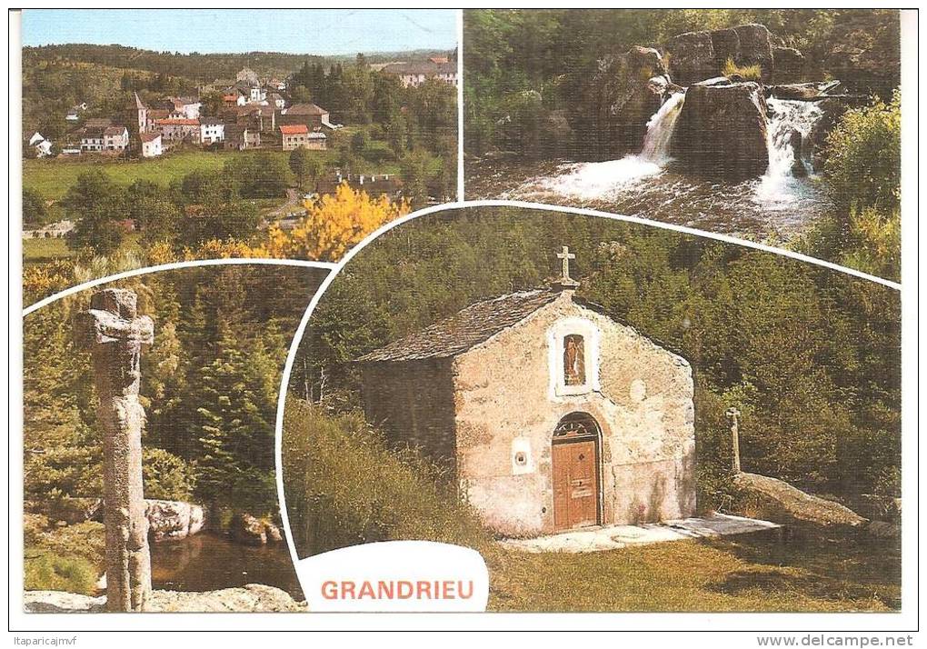 Lozère : GRANDRIEU  :  Vue   1993 - Gandrieux Saint Amans