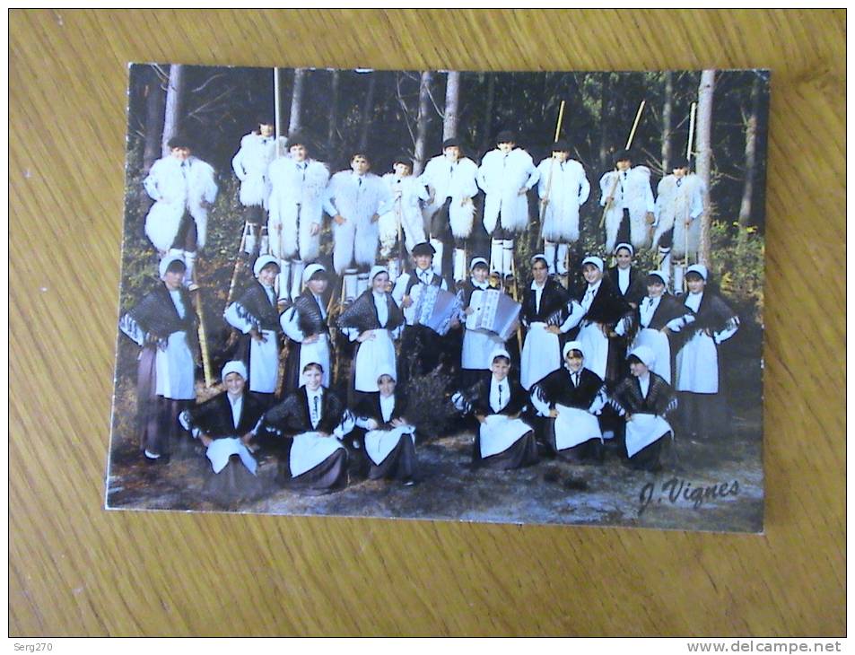 SAONT VINCENT DE TYOSSE GROUPE FOLKLORIQUE  LOUS CRABOTS DE SEMISENS 1985 - Saint Vincent De Tyrosse