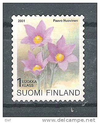 FINLAND / Finlande, 2001, Fleur PAVOT "Paavo Huovinen ",1 Luokka , Neuf (*) ; TB - Ungebraucht