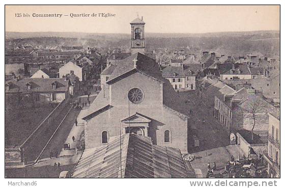 ALLIER COMMENTRY QUARTIER DE L EGLISE Editeur G Chaumont - Commentry