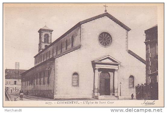 ALLIER COMMENTRY L EGLISE DU SACRE COEUR Editeur Ideal - Commentry