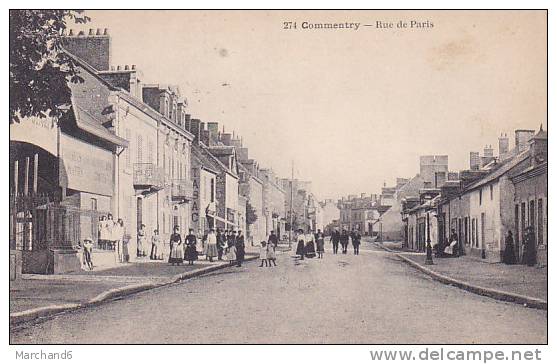 ALLIER COMMENTRY RUE DE PARIS Editeur G Chaumont - Commentry