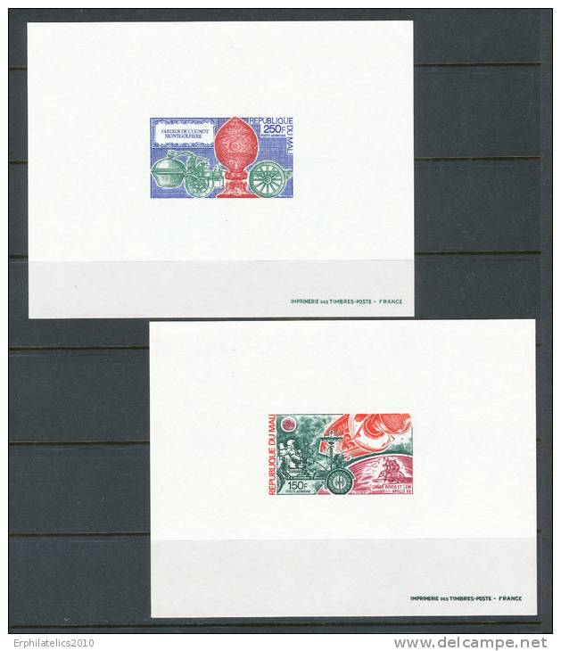 MALI 1972 APOLLO 15 LUNAR MODULE SET SC# C151-152 DELUXE SHEETS SCARCE VF MNH - Mali (1959-...)