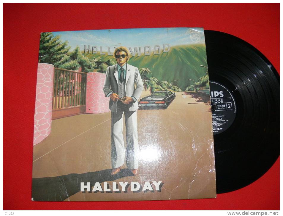 JOHNNY HALLYDAY   HOLLYWOOD  EDIT PHILIPS 1979 - Collector's Editions