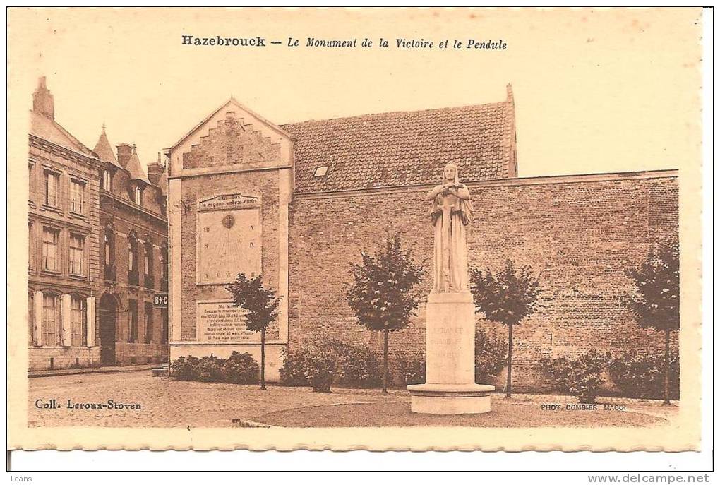 HAZEBROUCK   Le Monument De La Victoire Et Le Pendule - Hazebrouck