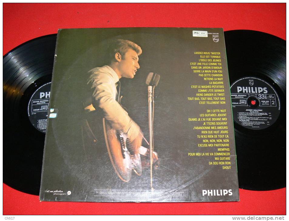 JOHNNY HALLYDAY   OLYMPIA 1962 & 1964    DEUX DISQUES  EDIT PHILIPS - Collector's Editions