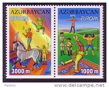 Azerbaidjan 2002 Timbres Tirés Du Carnet From Booklet ** - 2002