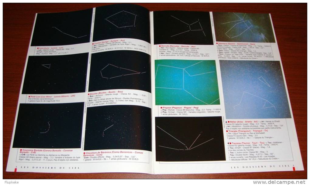 Astronomia Les Dossiers Du Ciel 13 Répertoire Des Constellations Éditions Fabbri 1995-1996 - Astronomie