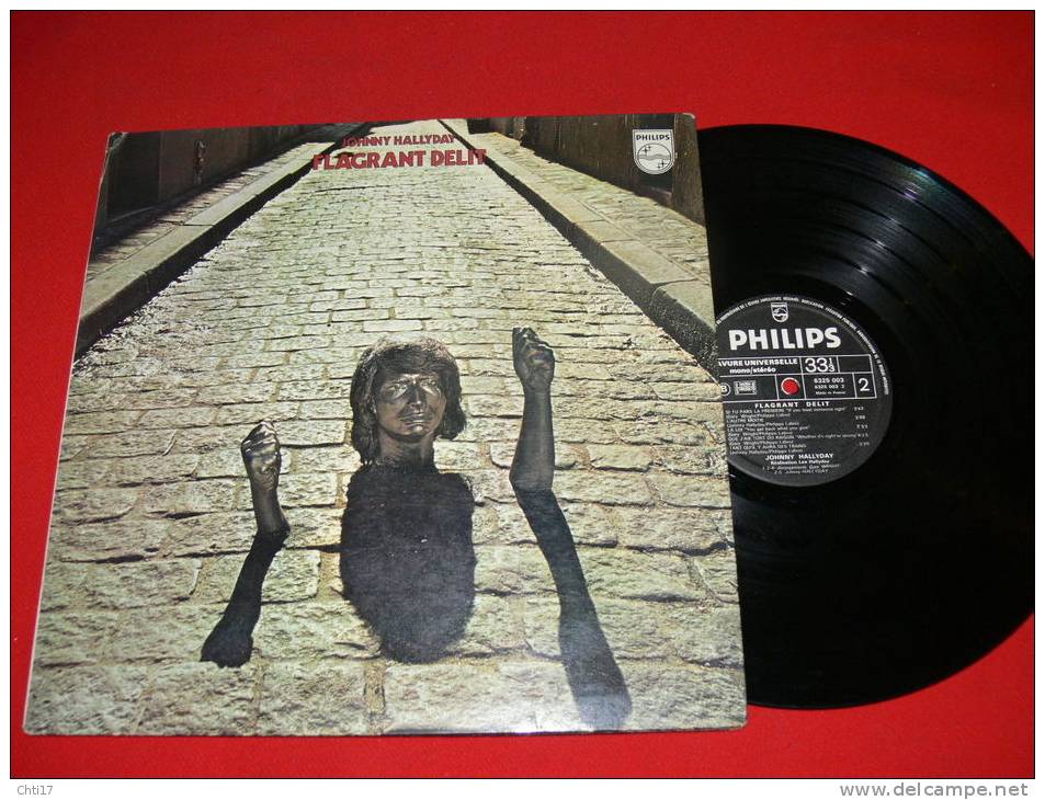 JOHNNY HALLYDAY  FLAGRANT DELIT    EDIT  PHILIPS  1971 - Collector's Editions