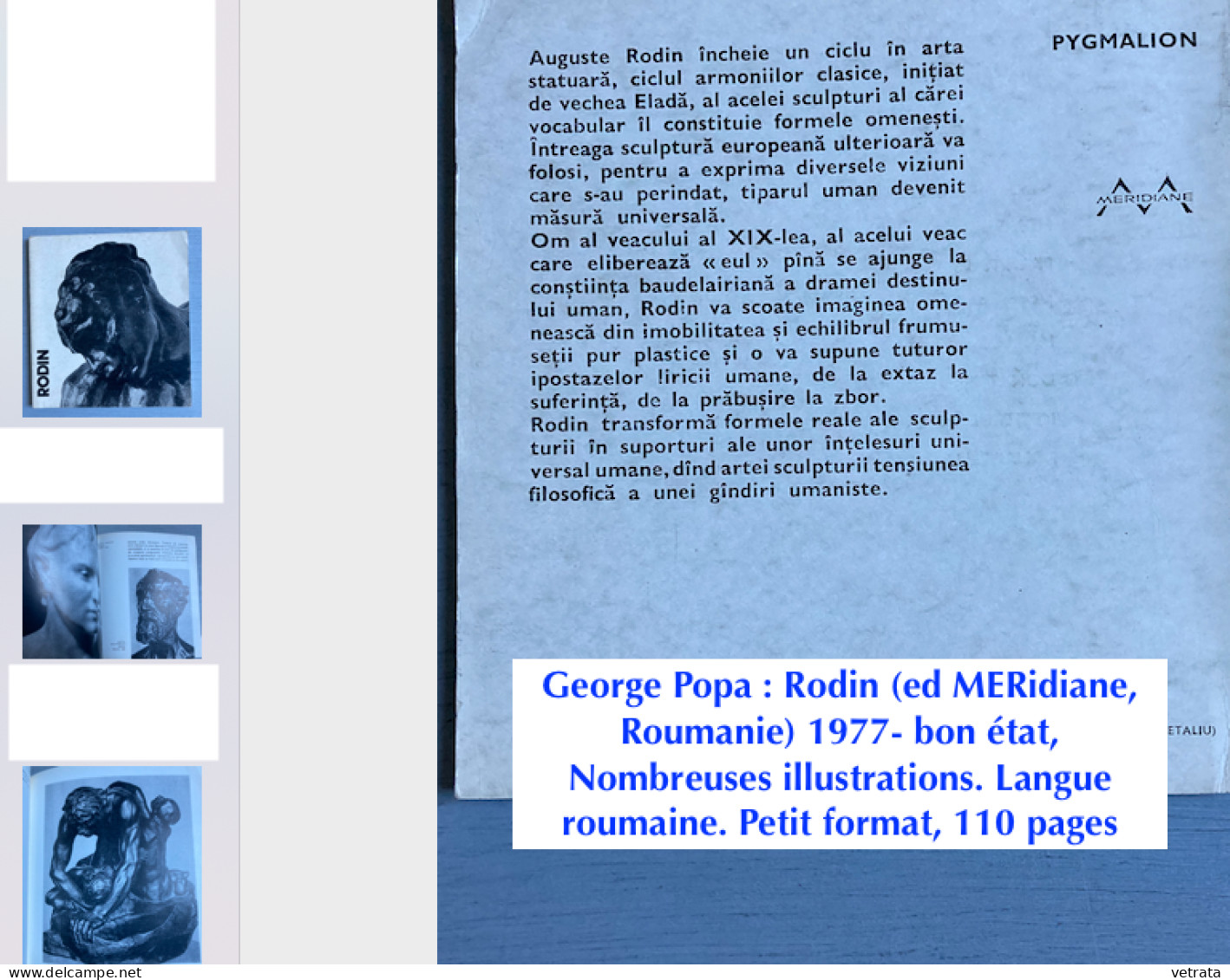 George Popa : Rodin (ed MERidiane, Roumanie) - Other & Unclassified