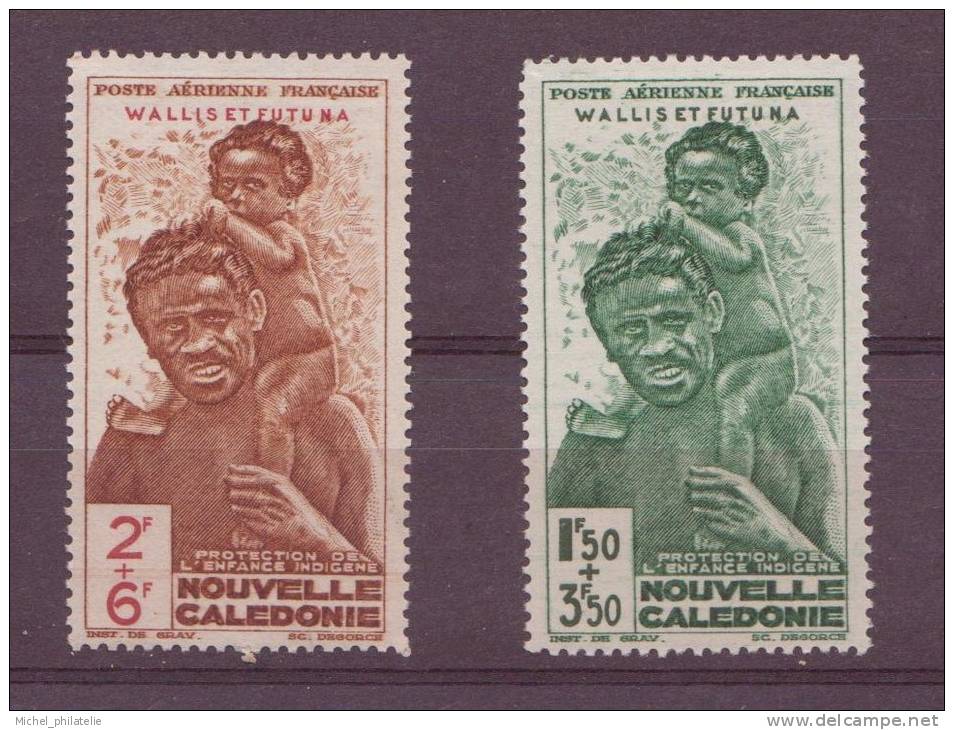 Wallis Et Futuna N° 1 Et 2**  PAR AVION Neuf Sans Charniere - Unused Stamps