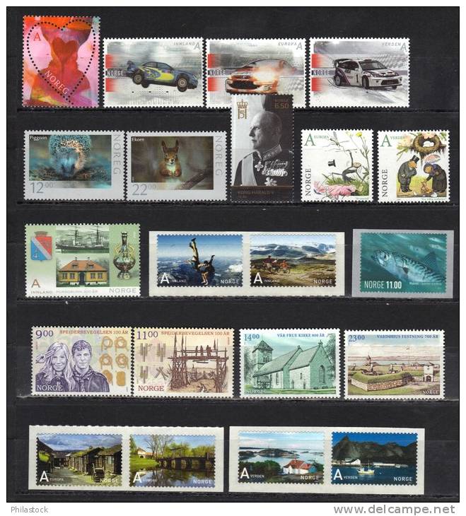 NORVEGE N° 1541 à 1563 ** 1548 & 1549 - Unused Stamps