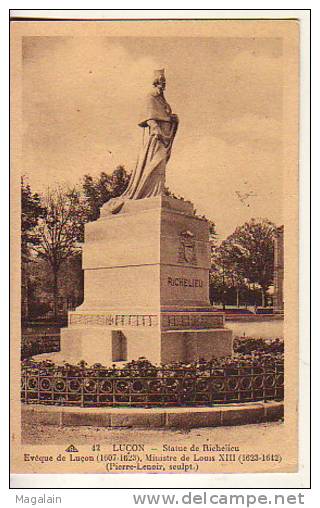 Luçon : Statue De Richelieu - Lucon