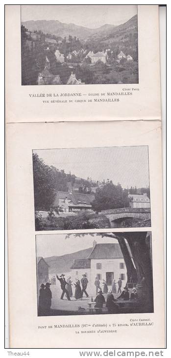 FRANCE-ALBUM N°69 - AURILLAC , Vic-sur-Cère,Le Puy-Mary,Vallée De La Jordane - 76 Vues , Notice Et Carte - 1901-1940