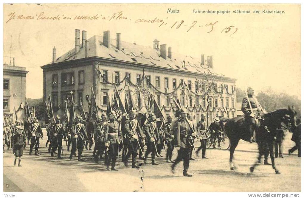 Moselle -réf D 57-173 : Metz Militaires - Metz