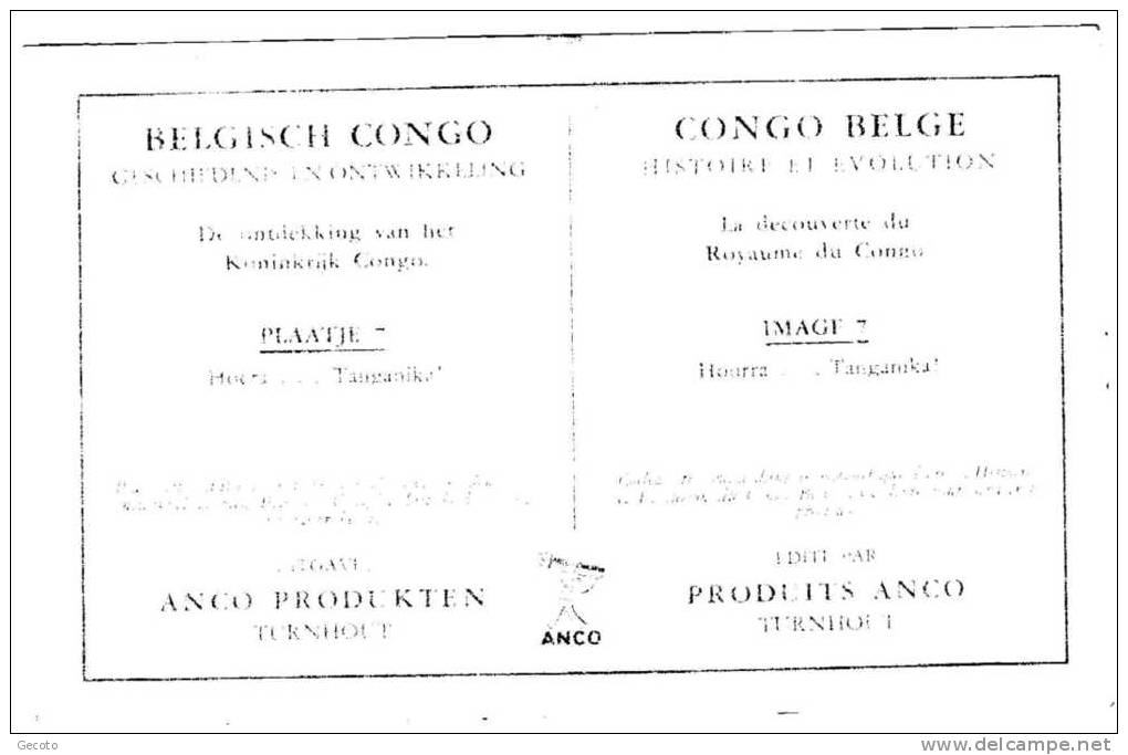 Congo Belge - Pochette 5 Images N°2 - Artis Historia