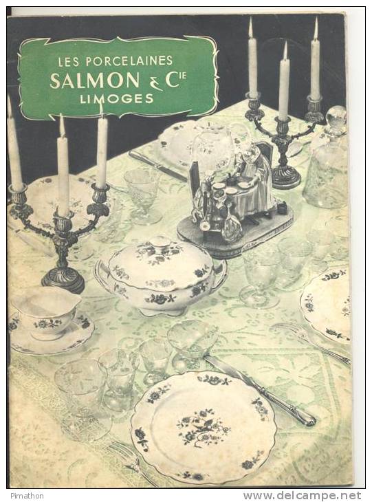 LES PORCELAINES SALMON  &  Cie  LIMOGES, Fascicule De 32 Pages ( Voir Scans) - Home Decoration