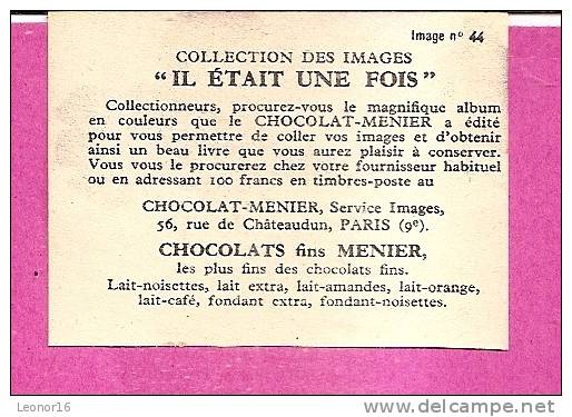 IMAGE CHOCOLAT MENIER N° 44  ** BARBE BLEU **  DE LA COLLECTION * IL ETAIT UNE FOIS * - Menier