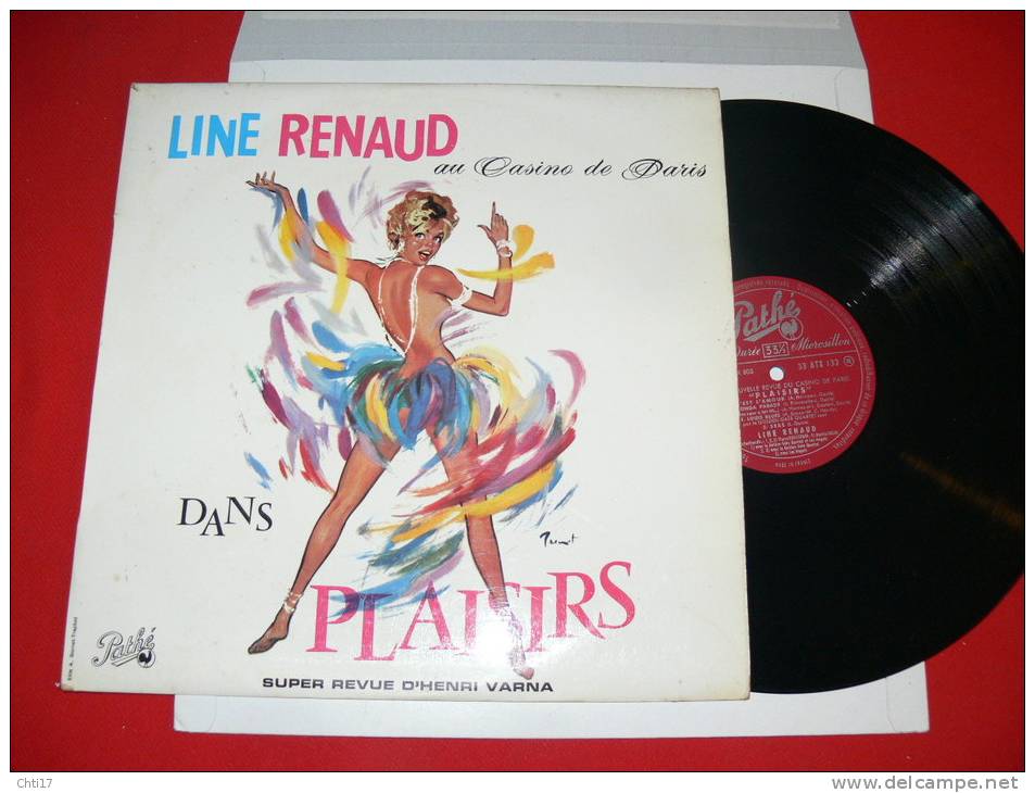 LINE RENAUD  AU  CASINO DE PARIS  DANS PLAISIRS  EN PUBLIC  EDIT  PATHE 1959 - Collector's Editions