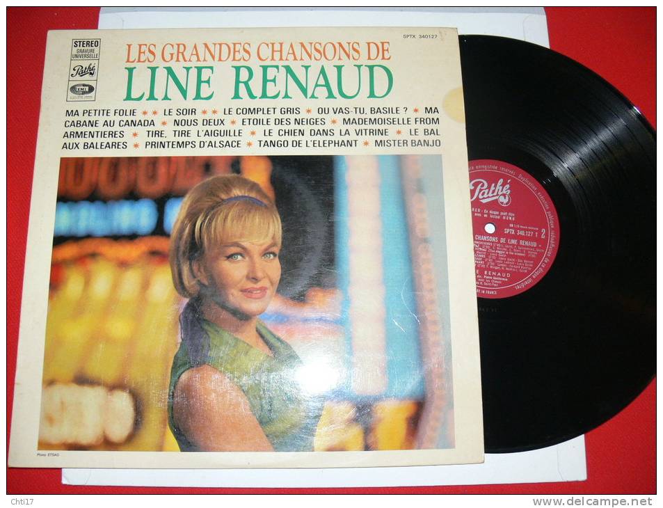 LINE RENAUD  LES PLUS GRANDES CHANSONS DE   EDIT  PATHE - Collector's Editions