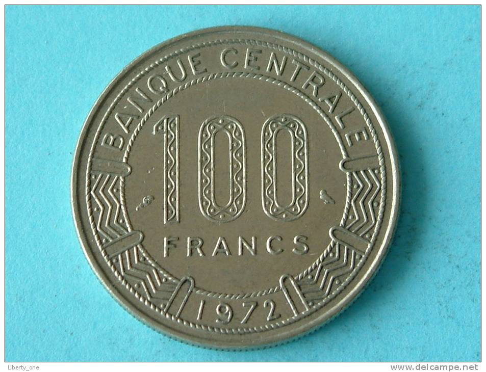 1972 - 100 FRANC / KM 1 ( Uncleaned Coin / For Grade, Please See Photo ) !! - Congo (Repubblica 1960)